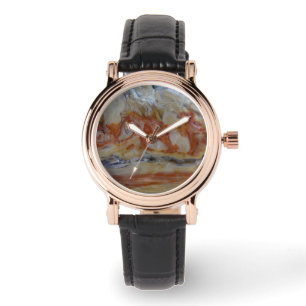 Close Up Of Petrified Wood Watch