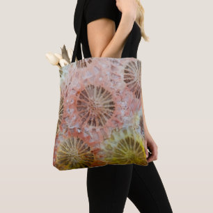 Close Up Of Pink Coral Tote Bag