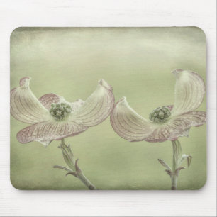 Close-up of Pink Dogwood Blossoms Seabeck, WA Mouse Pad