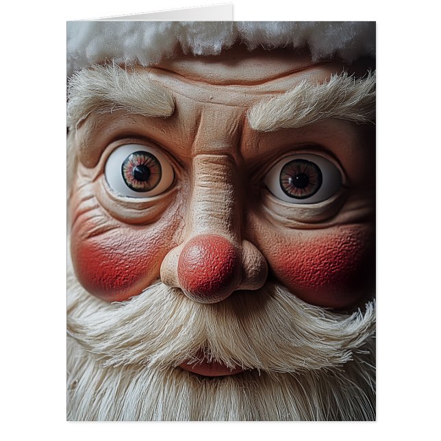 Close-Up of Santa’s Surprised Expression (Front)