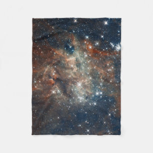 Close-up of the Tarantula Nebula Fleece Blanket