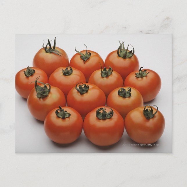 Close-up of tomatoes postcard (Front)