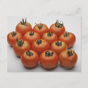 Close-up of tomatoes postcard