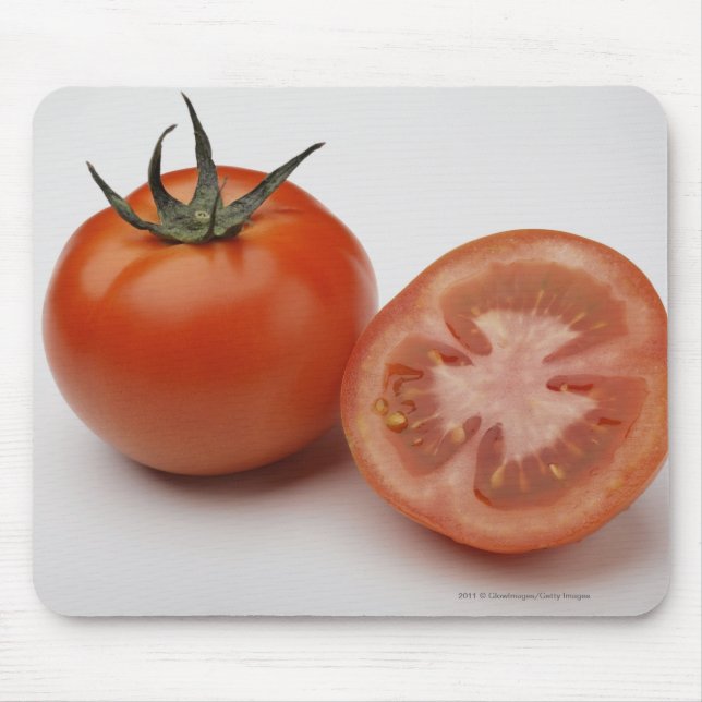 Close-up of two tomatoes mouse pad (Front)