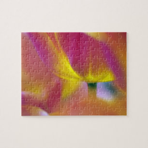 Close-up of underside of tulip flower, Kuekenhof 2 Jigsaw Puzzle
