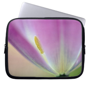 Close-up of underside of tulip flower, Kuekenhof 3 Laptop Sleeve