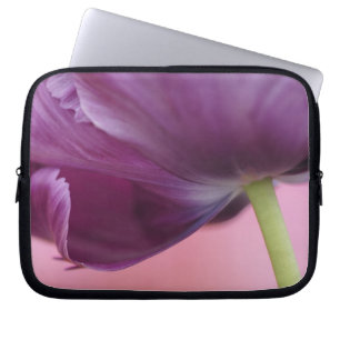 Close-up of underside of tulip flower, Kuekenhof Laptop Sleeve