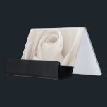 Close up of White Rose Petals Desk Business Card Holder<br><div class="desc">close up of white rose petals © and ® Bigstock® - All Rights Reserved.</div>