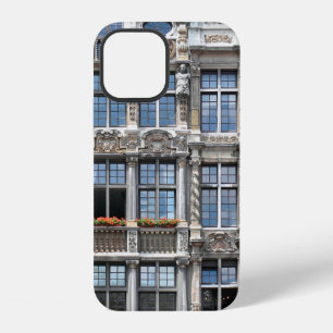 Close up of windows of famous guildhalls in Grote iPhone 12 Case