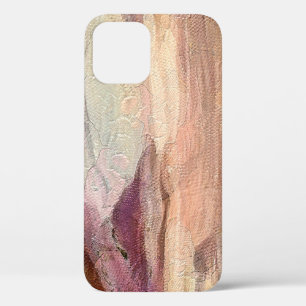 Close up oil paint abstract background. Art textur iPhone 12 Case