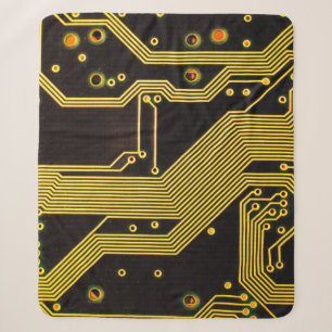 Close up photo of circuit boardbackground,abstract sherpa blanket