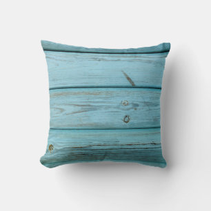 Close-up photo of green planks cushion