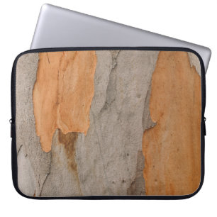 Close up photo of tree trunk laptop sleeve