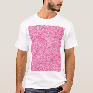 Close-up pink leather, textured background. T-Shirt