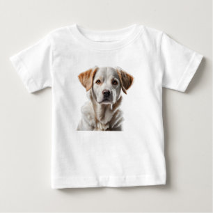 Close-Up Portrait of a Sweet-Faced Dog Baby T-Shirt
