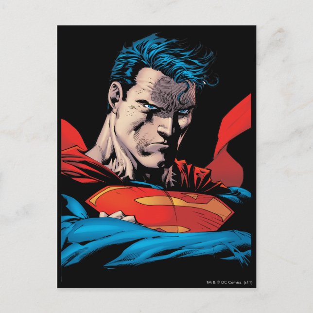 Close up to face postcard (Front)