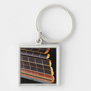 Close-up view of the solar arrays key ring