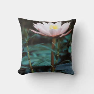 Close-Up view of Water Lily at Inle Lake Cushion