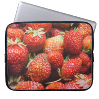 Close-up view on fresh summer strawberry with vint