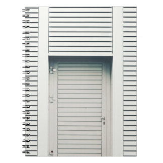 CLOSED LOUVER DOOR NOTEBOOK