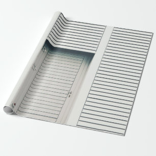 CLOSED LOUVER DOOR WRAPPING PAPER