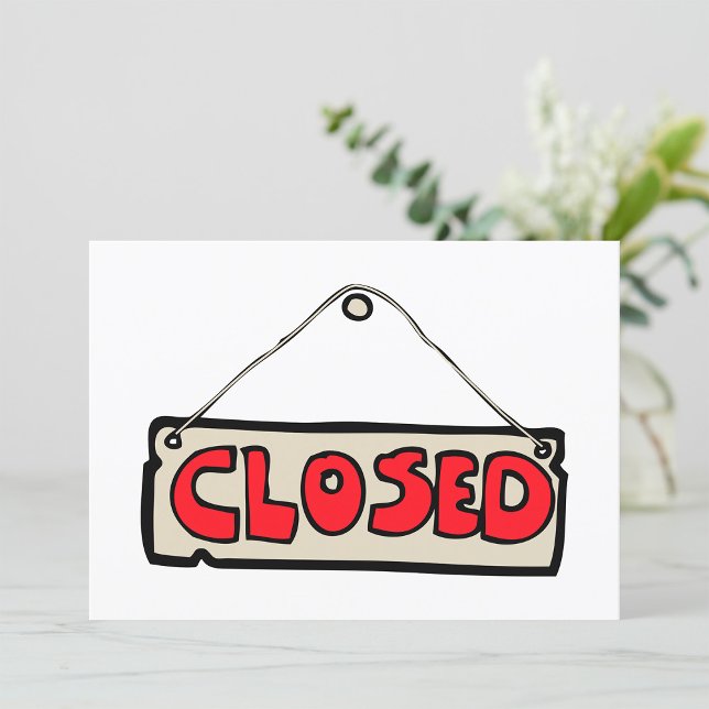Closed Sign Invitations (Creator Uploaded)