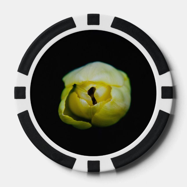 Closed tulip poker chips (Front)