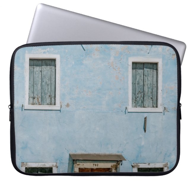 CLOSED WINDOWS AND DOOR LAPTOP SLEEVE (Front)