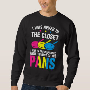 Closet Cupboard Pansexual Pans Rainbow LGBTQ Gende Sweatshirt