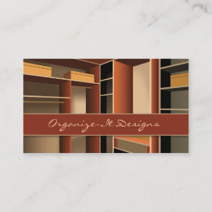 Closet, Interior Design Business Card
