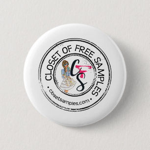Closet of Free Samples 6 Cm Round Badge