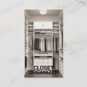 Closet Organiser Business Card