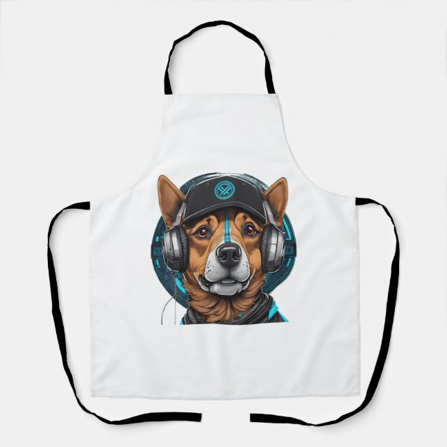 Closeup a dog apron (Front)