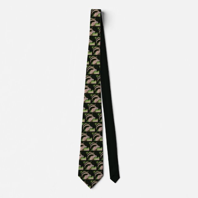 Closeup Alpine ibex Tie (Front)