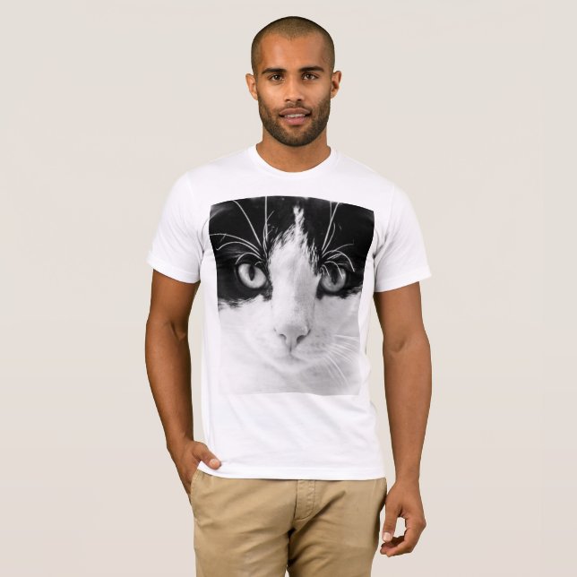 CLOSEUP CAT FACE T-shirts (Front Full)