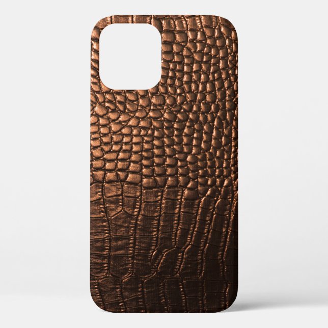 Closeup: crocodile leather texture. Case-Mate iPhone case (Back)