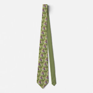 Closeup leopard in the vegetation tie