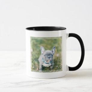 Closeup of a French Bulldog Mug