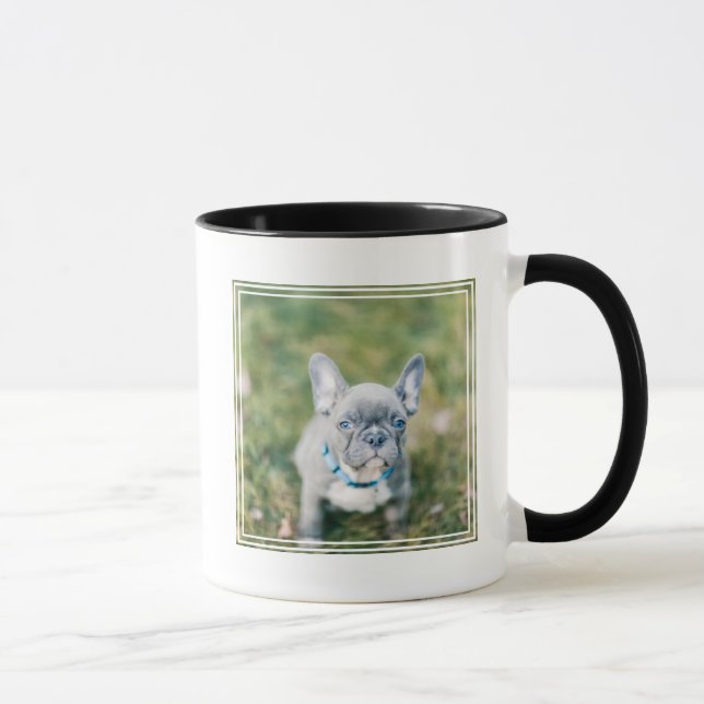 Closeup of a French Bulldog Mug (Right)