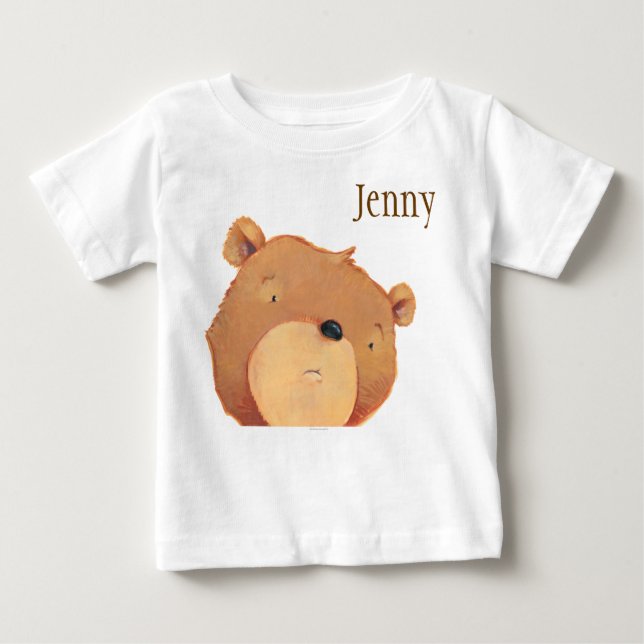 CloseUp of Big Brown Bear Baby T-Shirt (Front)