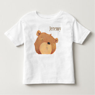 CloseUp of Big Brown Bear Toddler T-Shirt