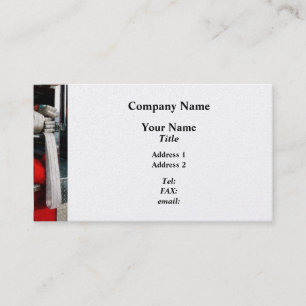 Closeup of Fire Hoses - Platinum Finish Business Card
