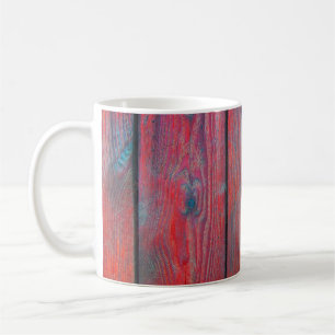 Closeup of old wood planks texture backgroundabstr coffee mug