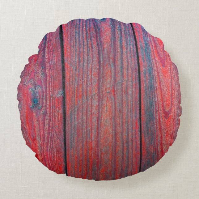 Closeup of old wood planks texture backgroundabstr round cushion (Front)