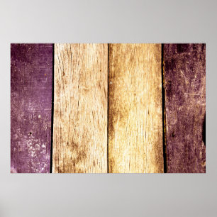 Closeup of old wood texture backgroundabstract, ho poster