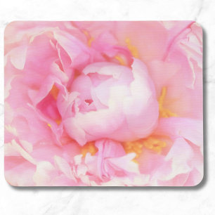 Closeup of Pink Peony Mousepad