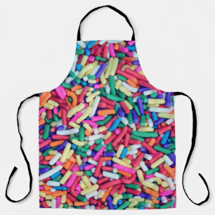 Closeup photo of assorted-colour decor apron