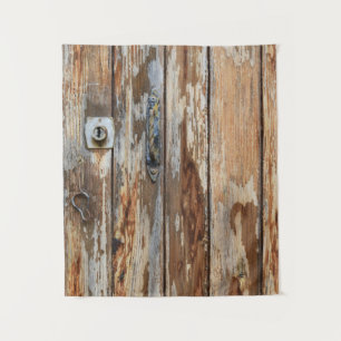 Closeup photo of brown wooden board tapestry
