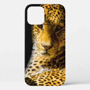 CLOSEUP PHOTO OF LEOPARD iPhone 12 CASE