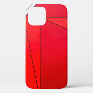 Closeup photo of red board iPhone 12 case